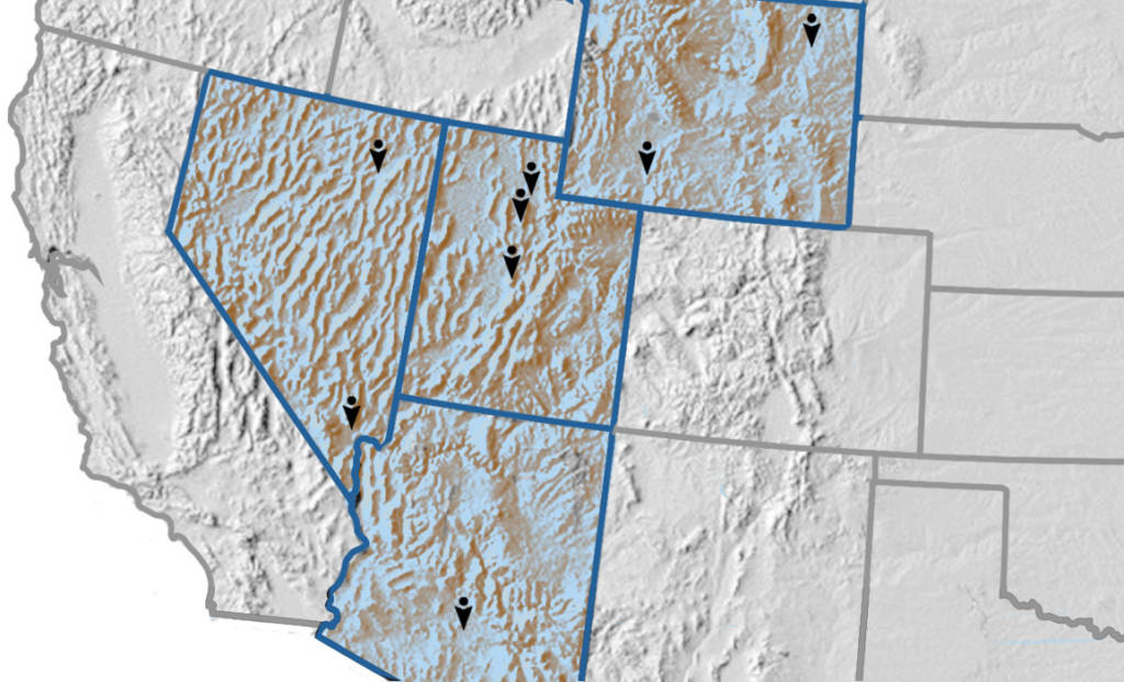 Service area map